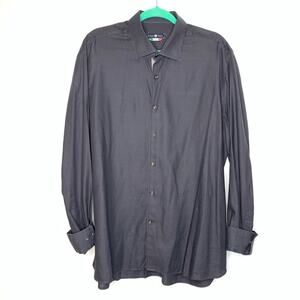 Stone Rose Nordstrom 100% Cotton Mens Long Sleeve Button Down Dress Shirt XXL